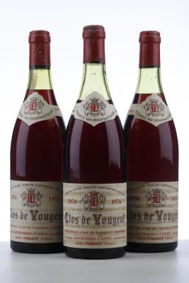 CLOS VOUGEOT 1976 - Leymarie - 3 Bottles