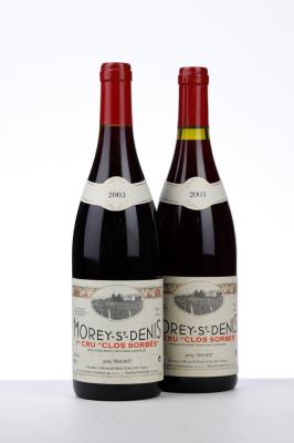 MOREY ST DENIS CLOS SORBES 2003 - Jacky Truchot - 2 Bottles
