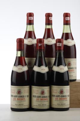 NUITS ST GEORGES LES BOUDOTS 1976 - Jean Grivot - 6 Bottles