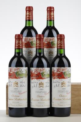 MOUTON ROTHSCHILD 1989 - Mc - 5 Bottles