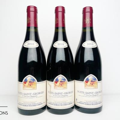 NUITS ST GEORGES LES CHAIGNOTS 2010 - Georges Mugneret Gibourg - 3 Bottles