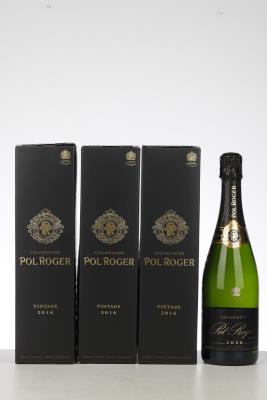 POL ROGER VINTAGE BRUT 2016 - Pol Roger - 3 Bottles - Oc 1