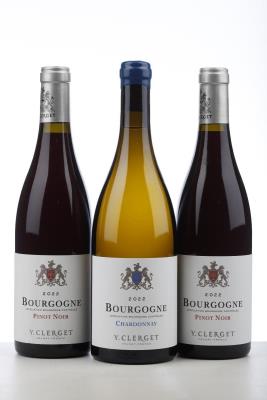 PINOT NOIR 2* 2022 +  CHARDONNAY 1*2022 - Yvon Clerget - 3 Bottles