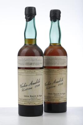 MARSALA SUPERIORE VECCHIO AMABILE RISERVA 1910 - Leone Bianchi et Figlio - 2 Bottles