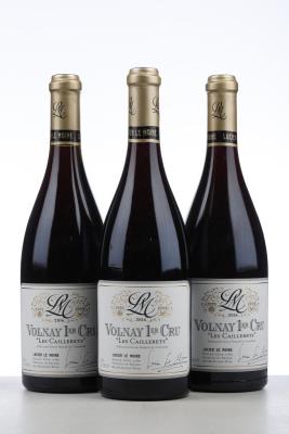 VOLNAY LES CAILLERETS 2016 - Lucien Le Moine - 3 Bottles