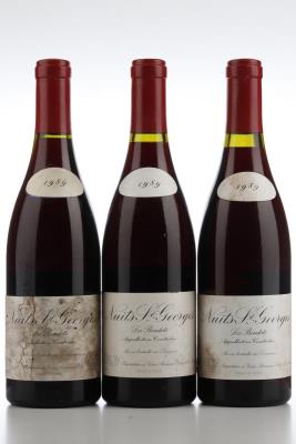 NUITS ST GEORGES LES BOUDOTS 1989 - Leroy - 3 Bottles