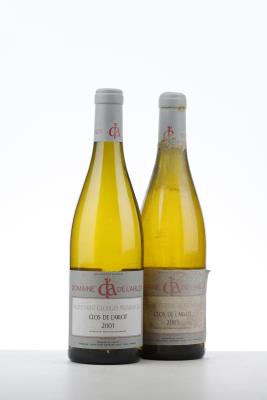 NUITS ST GEORGES BLANC CLOS DE L'ARLOT 2001 - Domaine de l'Arlot - 2 Bottles