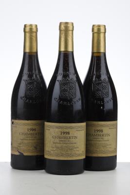 CHAMBERTIN 1998 - Philippe Charlopin Parizot - 3 Bottles