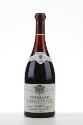 POMMARD CLOS DES EPENOTS 1987 - Chateau de Meursault - 1 Bottle