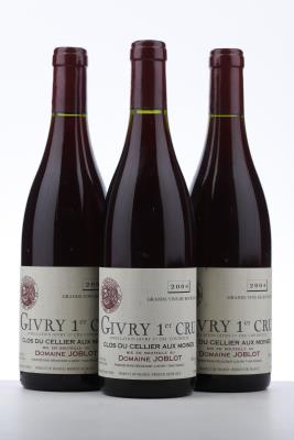 GIVRY CLOS DU CELLIER AUX MOINES 2004 - Domaine Joblot - 3 Bottles