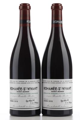 ROMANEE ST VIVANT Domaine de la Romanee Conti 2010 - 2 Bottles