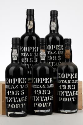 KOPKE QUINTA S .LUIZ VINTAGE PORT 1985 - Kopke - 5 Bottles