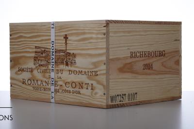 RICHEBOURG Domaine de la Romanee Conti 2014 - 6 Bottles in Owc 6