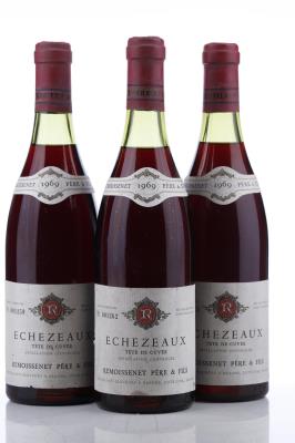 ECHEZEAUX TETE DE CUVEE 1969 - Remoissenet - 3 Bottles