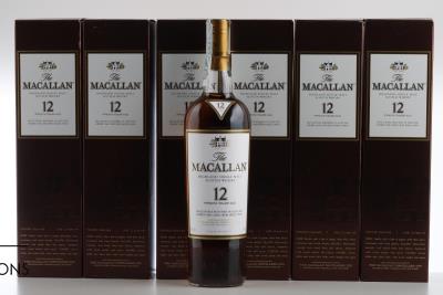 MACALLAN 12 Y NV - Macallan - Japanese Backlabel - Alc 40% - 6 Bottles - Oc 1