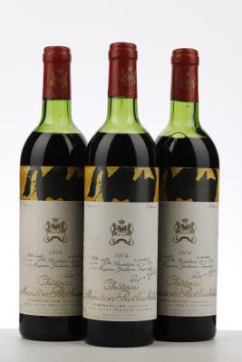 MOUTON ROTHSCHILD 1974 - Mc - 3 Bottles