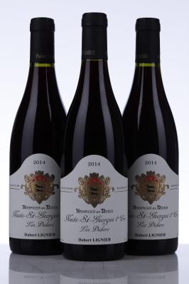NUITS ST GEORGES LES DIDIERS 2014 - Hubert Lignier - Hospices de Nuits - 3 Bottles - Oc 3