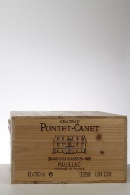 PONTET CANET 2009 - Mc - 12 Bottles - Owc 12