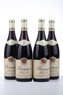 BOURGOGNE PINOT NOIR 2016 - Capitain Gagnerot - 4 Bottles