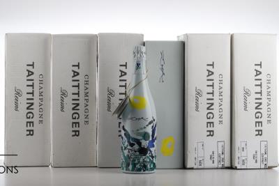TAITTINGER COLLECTION ZAO WOU KI Taittinger 1998 - 6 Bottles in Oc 1