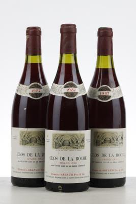 CLOS DE LA ROCHE 1987 - Arlaud - 3 Bottles