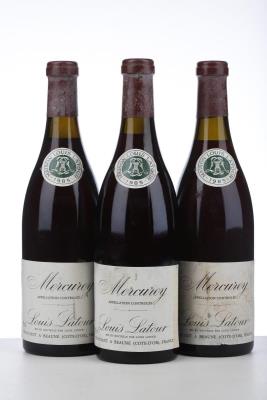 MERCUREY 1985 - Louis Latour - 3 Bottles