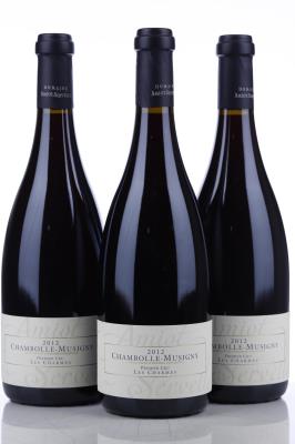 CHAMBOLLE MUSIGNY LES CHARMES 2012 - Amiot Servelle - 3 Bottles