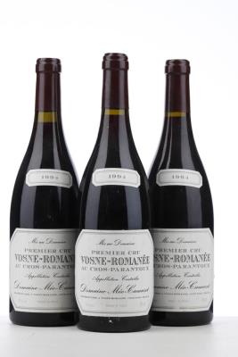 VOSNE ROMANEE AU CROS PARANTOUX 1994 - Meo Camuzet - 3 Bottles