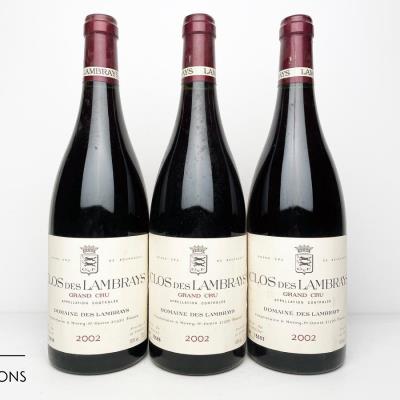 CLOS DES LAMBRAYS 2002 - Clos des Lambrays - 3 Bottles