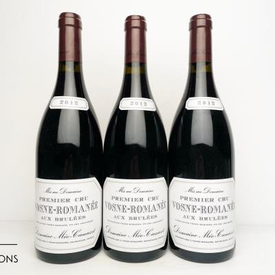 VOSNE ROMANEE AUX BRULEES 2012 - Meo Camuzet - 3 Bottles