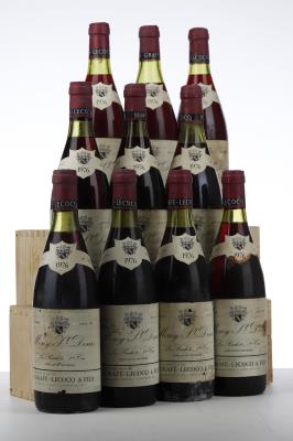 MOREY ST DENIS LES RUCHOTS 1976 - Grafe Lecocq - 10 Bottles