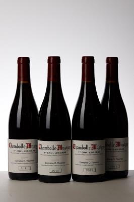 CHAMBOLLE MUSIGNY LES CRAS 2011 - Georges Roumier - 4 Bottles - Oc 6