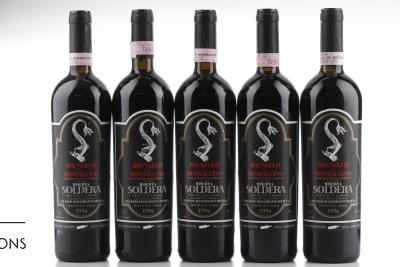 BRUNELLO DI MONTALCINO CASE BASSE RISERVA 1996 - Soldera  - 5 Bottles