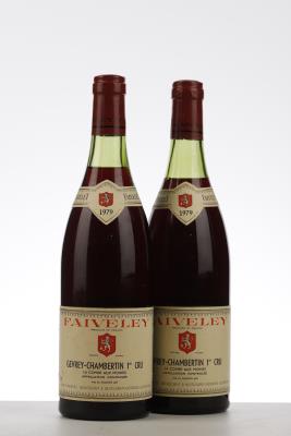 GEVREY CHAMBERTIN LA COMBE AUX MOINES 1979 - Faiveley - 2 Bottles