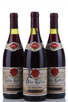 COTE ROTIE COTE BRUNE ET BLONDE 1985 - Guigal - 3 Bottles