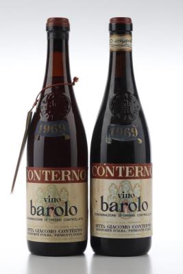 BAROLO 1969 - Giacomo Conterno  - 2 Bottles