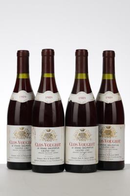 CLOS VOUGEOT LE GRAND MAUPERTUIS 1989 - Anne et Francois Gros - 4 Bottles