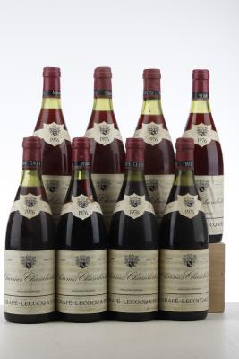 CHARMES CHAMBERTIN 1976 - Grafe Lecocq - 8 Bottles