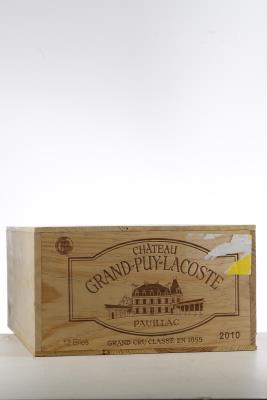 GRAND PUY LACOSTE 2010 - Mc - 12 Bottles - Owc 12
