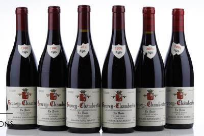 GEVREY CHAMBERTIN EN DEREE VIEILLE VIGNE 2001 - Denis Mortet - 6 Bottles