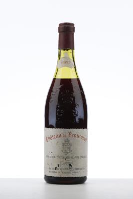 CHATEAUNEUF DU PAPE BEAUCASTEL 1967 - Beaucastel - 1 Bottle