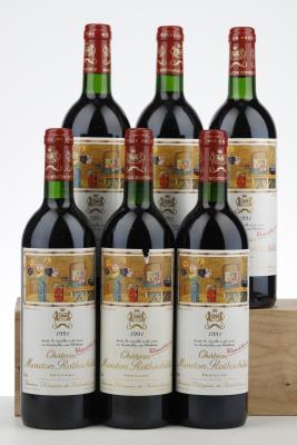 MOUTON ROTHSCHILD 1991 - Mc - 6 Bottles