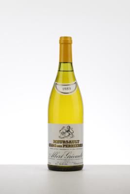 MEURSAULT CLOS DES PERRIERES 1989 - Albert Grivault - 1 Bottle