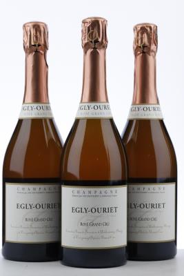 EGLY OURIET ROSE GRAND CRU EXTRA BRUT NV - Egly Ouriet - dégorgé 07/2022 - 3 Bottles