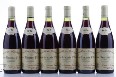 VOSNE ROMANEE LES BRULEES 1990 - Camille Giroud - 6 Bottles