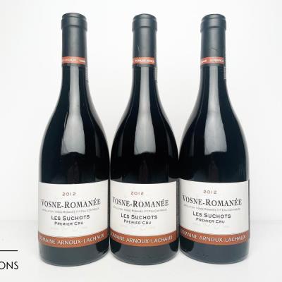 VOSNE ROMANEE LES SUCHOTS 2012 - Arnoux Lachaux - 3 Bottles