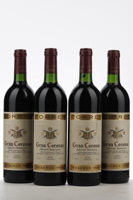 GRAN CORONAS CABERNET SAUVIGNON RESERVA 1988 - Torres - 4 Bottles