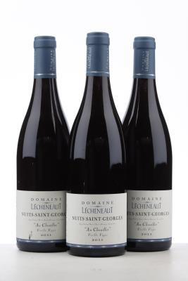 NUITS ST GEORGES AU CHOUILLET VIEILLE VIGNE 2011 - Lecheneaut - 3 Bottles