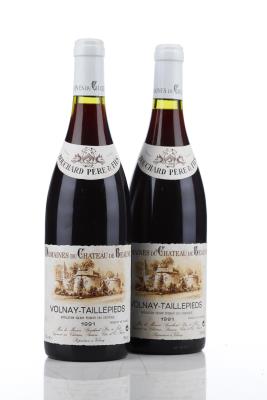 VOLNAY TAILLEPIEDS 1991 - Chateau de Beaune - Bouchard - 2 Bottles