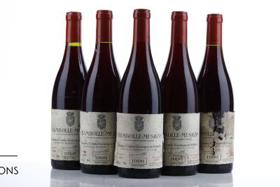 CHAMBOLLE MUSIGNY 1996 - Comte de Vogue - 5 Bottles